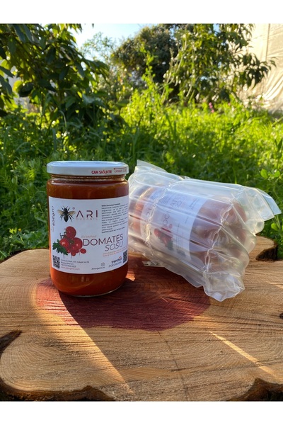 ARI ORGANIC Anamur Yayla Menemenlik Domates Sosu (2 KG DOMATESTEN ÜRETİLMİŞTİR.)