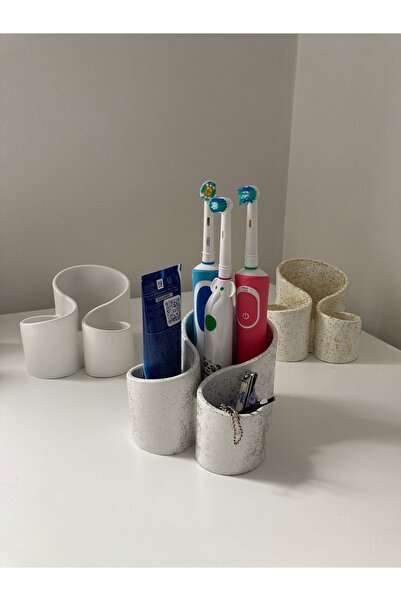 NurEra Design Gold & Silver Gilded Decorative Organizer with Compartments