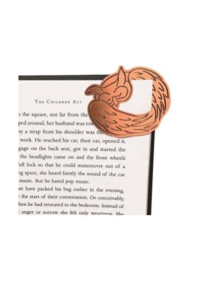 İF If Curled up Corners Metal Bookmark - Sleepy Owl