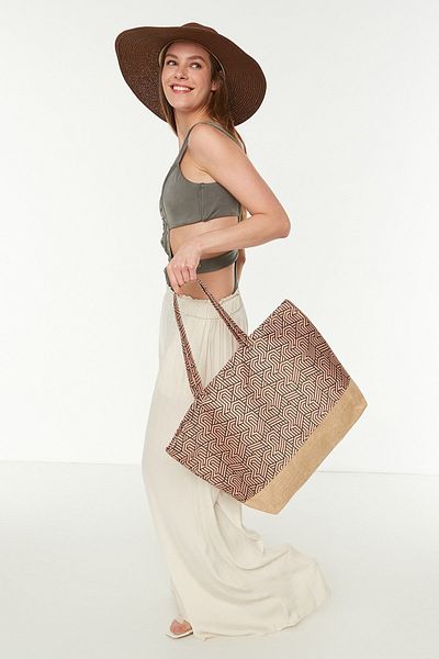 C&City Digital bedruckte Strandtasche Y8670-27 Mehrfarbig
