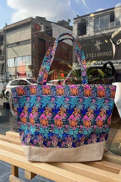 C&City Digital bedruckte Strandtasche Y8670-27 K-07