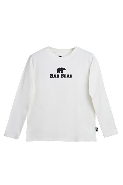 Bad Bear تي شيرت أبيض للأطفال