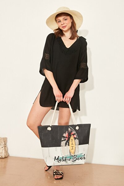 C&City Y1670-15 Women's Beach Bag - Multicolor Design