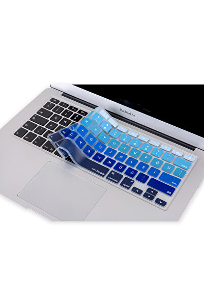 Mcstorey Macbook Air Pro Klavye Koruyucu (US TO TR) Ombre (ESKİ USB’Lİ MODEL ...