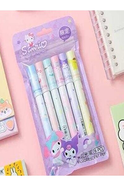 Ozzy 3315 قلم هايلايتر 6 ألوان