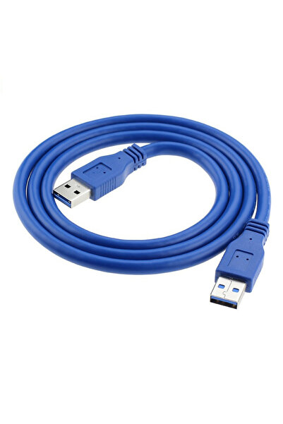 Derwell 0.50cm Usb 3.0 Erkek Erkek Usb Kablo 50 Cm Usb 3.0 A Tipi Erkek Usb Uzatma Uyumlu Disk Kablosu