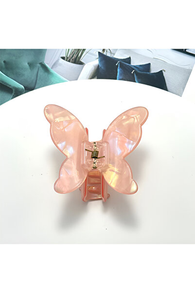 Nolana Minimal Butterfly Design Bone Acetate High Quality Buckle | Red