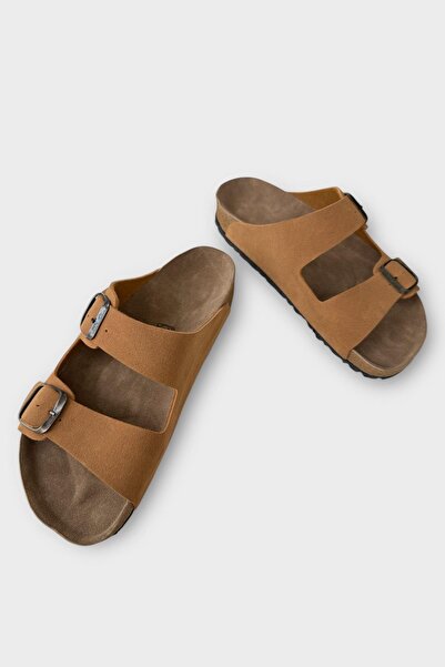 Liger Unisex Orthopedic Slippers - Mustard Double Buckle