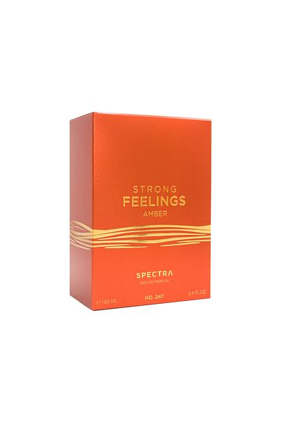 Spectra 247 Strong Feelings Amber EDP Unisex Perfume - 100ml