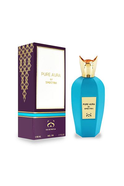 Spectra 118 Pure Aura Eau De Parfum Unisex Perfume - 80ml