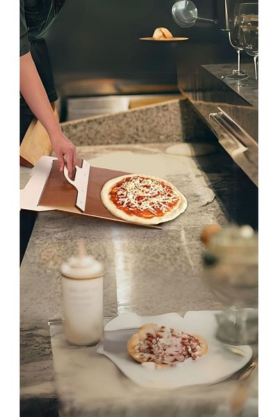 AKCAKESE Practical Sliding Pizza Lahmacun Shovel