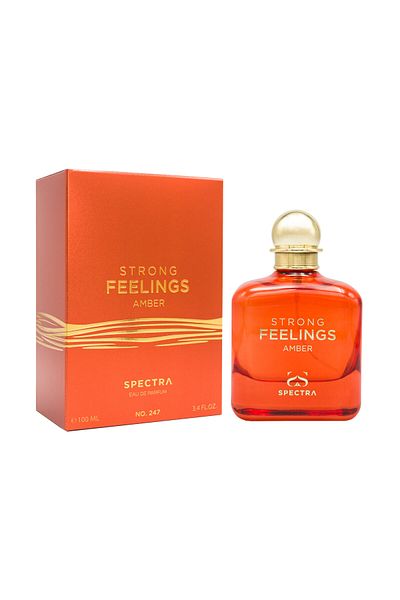 Spectra 247 Strong Feelings Amber EDP Unisex Perfume - 100ml
