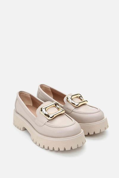 Yaya by Hotiç Béžové Dámské Loafer Boty 01AYY 307980 A310