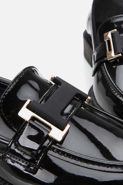 Yaya by Hotiç Siyah Kadın Loafer Ayakkabı 01AYY307950A100