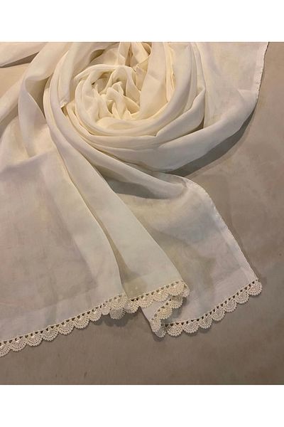 Nimet Abla Butik Hand Embroidered Shawl Hijab