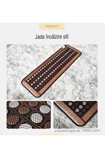 OEM Saltea de jad cu pietre germanium cu incalzire turmalina Arvada KingRelax, raze Infrarosii,