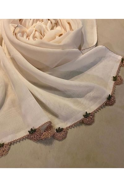 Nimet Abla Butik Hand Embroidered Shawl Hijab
