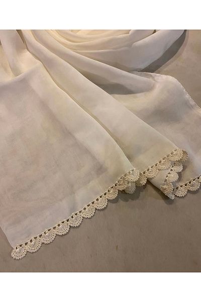 Nimet Abla Butik Hand Embroidered Shawl Hijab