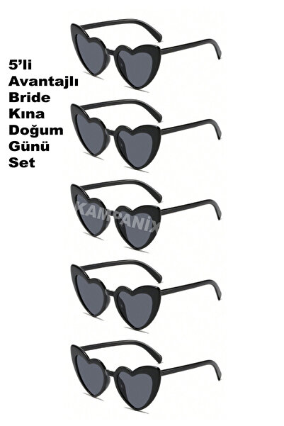 KAMPANİX 5'Li Black Dengen Bride Southern Beauty Bride Set for Kina Party