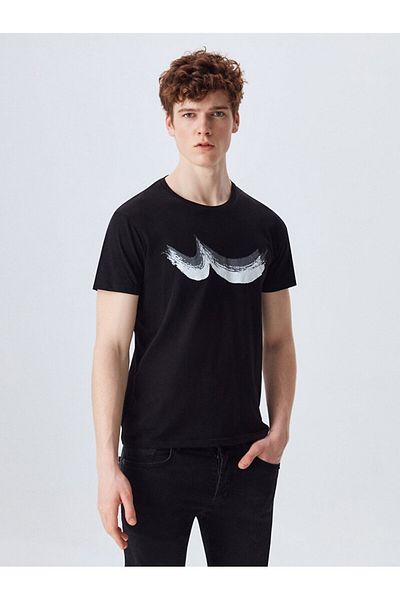 Ltb Black T-shirt with logo