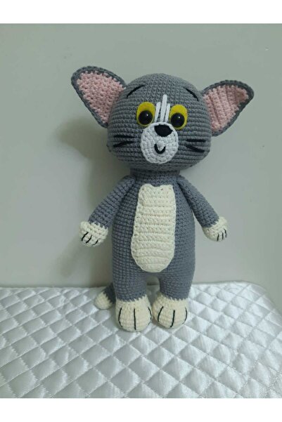 Masal Gurumi TOM VE JERRY AMİGURUMİ ORGANİK OYUNCAK OYUN ARKADAŞI UYKU ARKADAŞI