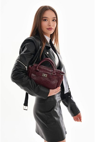 FHD BAGS Geantă de damă cu umăr de mână elegantă, cu fermoar, cu cataramă pentru cureaua de sezon nou