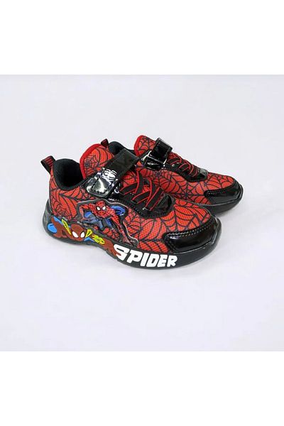 Görkem bebe ayakkabı ve tekstil Spiderman Boys' Lighted Sports Shoes (Number 26/30 Lighted)