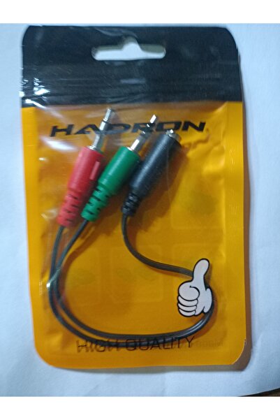 HADRON Hd4765 Mikrofon Kulaklık Ayırıcı Kablo 20cm