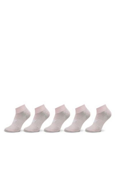 4F girls' set of 5 pairs of low children's socks 4FJWAW23USOCF231 pink