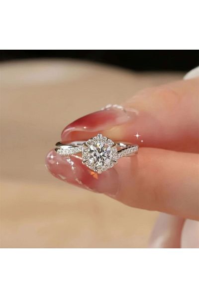 Minnoş Dükkan Elegant Zircon Ring