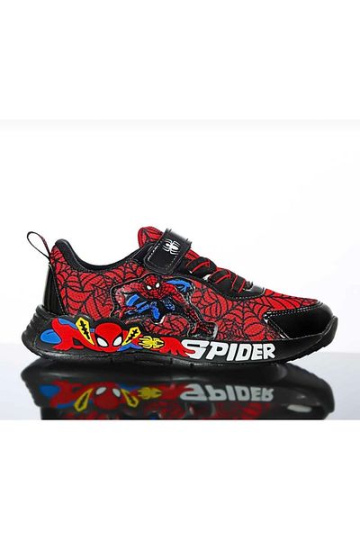 Görkem bebe ayakkabı ve tekstil Spiderman Boys' Lighted Sports Shoes (Number 26/30 Lighted)