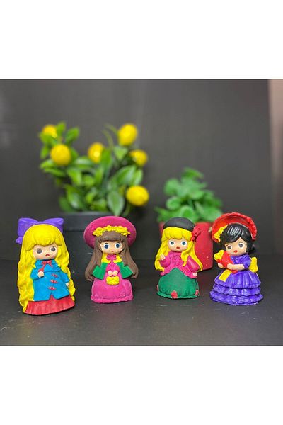 evimatolye Anime Characters Daughters (3D) Stone Painting Set Child Development Game Set
