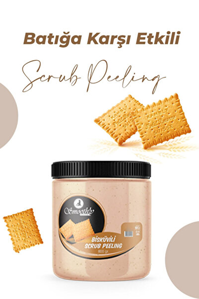 Smoothly Bisküvi Aromalı Canlandırıcı & Yumuşatıcı El Ayak Ve Vücut Bakım Peelingi 800gr
