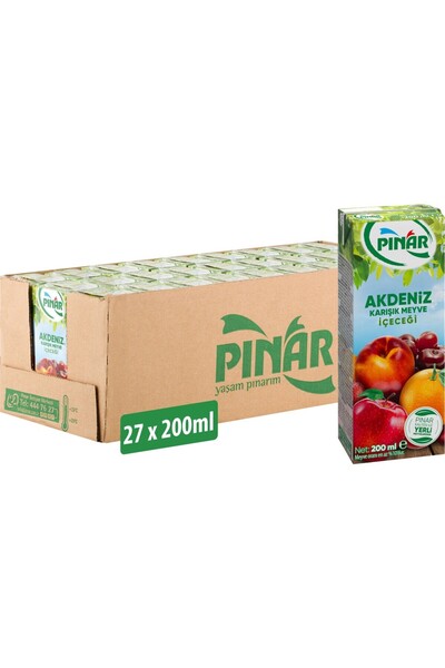 Pınar Akdenız Karısık Meyve Suyu 200 ml