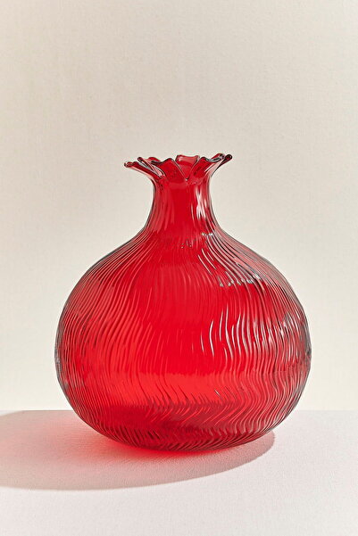 Paşabahçe Kırmızı Nar Vazo 38 cm