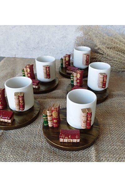 Mutlu Kitap fincan kitaplı türk kahvesi fincanı