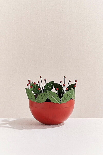 Paşabahçe Berry decorative bowl m red