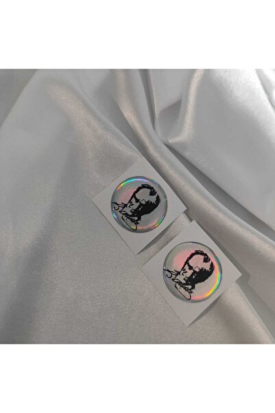 CEBECİOTO أتاتورك MODEL1 الهولوغرام قطرة لوحة مقياس 2 قطعة ملصق ملحقات السيار...