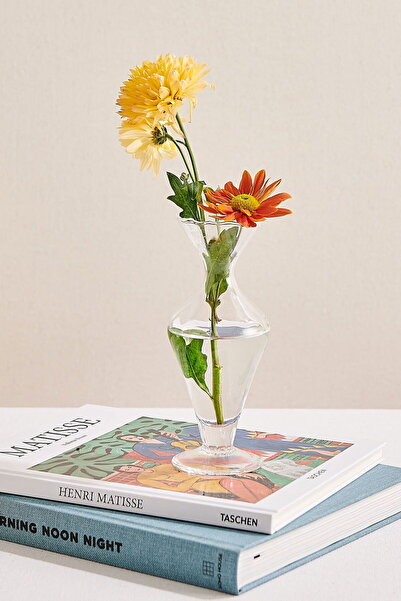 Paşabahçe Vază cu volane 18 cm realizată manual unică