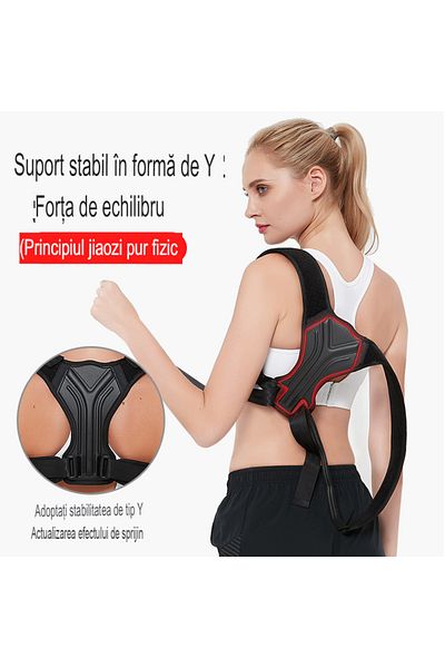 voss Posture corrector for straightening the back, VOSS, spine and shoulders, S size 70-85cm chest
