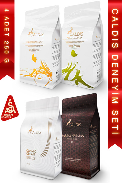 Caldis ®   360 °   مجموعة التجربة (1 إسبرسو - 2 فلتر - 1 قهوة تركية)