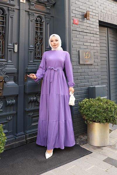 ECESSAMODAM Φόρεμα Hijab με ζώνη