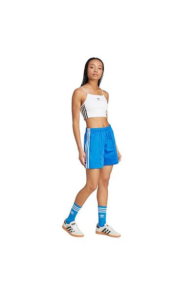adidas Pantaloni scurți albaștri de damă Firebird Sho Jd0817