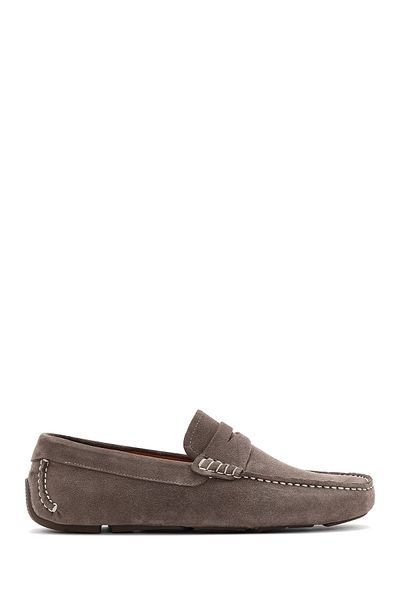 Derimod Loafer bărbați din piele de căprioară de nurcă 25SFD 630310