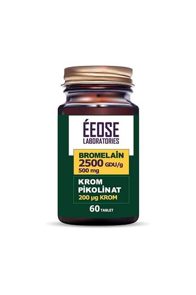 Eeose Bromelain Chrome Picolinate 60 Tablets
