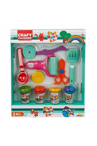 Sunman Nessiworld 30992 Crafy Oyun Hamuru Tasarım Seti 200 G - 10 Parça -