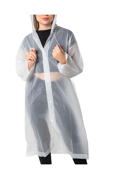 Boldy Unisex Oversize Αδιάβροχο - Πόρτα - Κουμπί - Αδιάβροχο