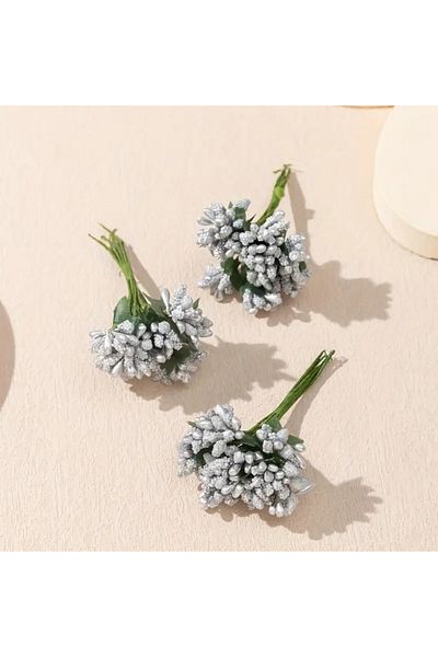 SavBrand Ασημί Glitter Seed Chick 1 Μάτσο, Αξεσουάρ για Χόμπι και Στολίδια
