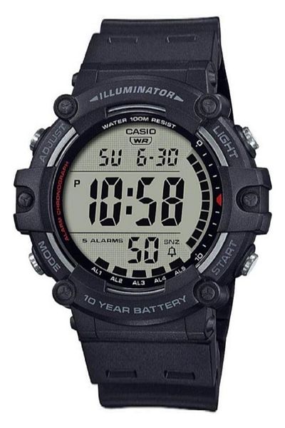Casio Original Men's Wristwatch with Black Calendar