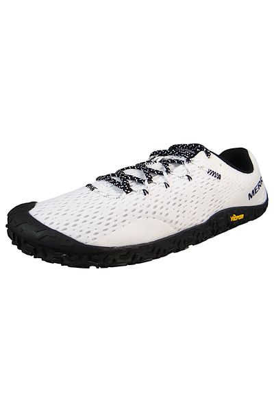Merrell Herren Halbschuhe Wanderschuhe Vapor Glove 6 Barefoot J500631 Weiß White/black Textil/synthetik Mi
